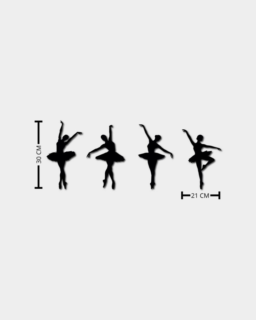4 Encantadoras Bailarinas categoria silhuetas 1